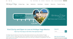 Desktop Screenshot of hridaya-yoga.com